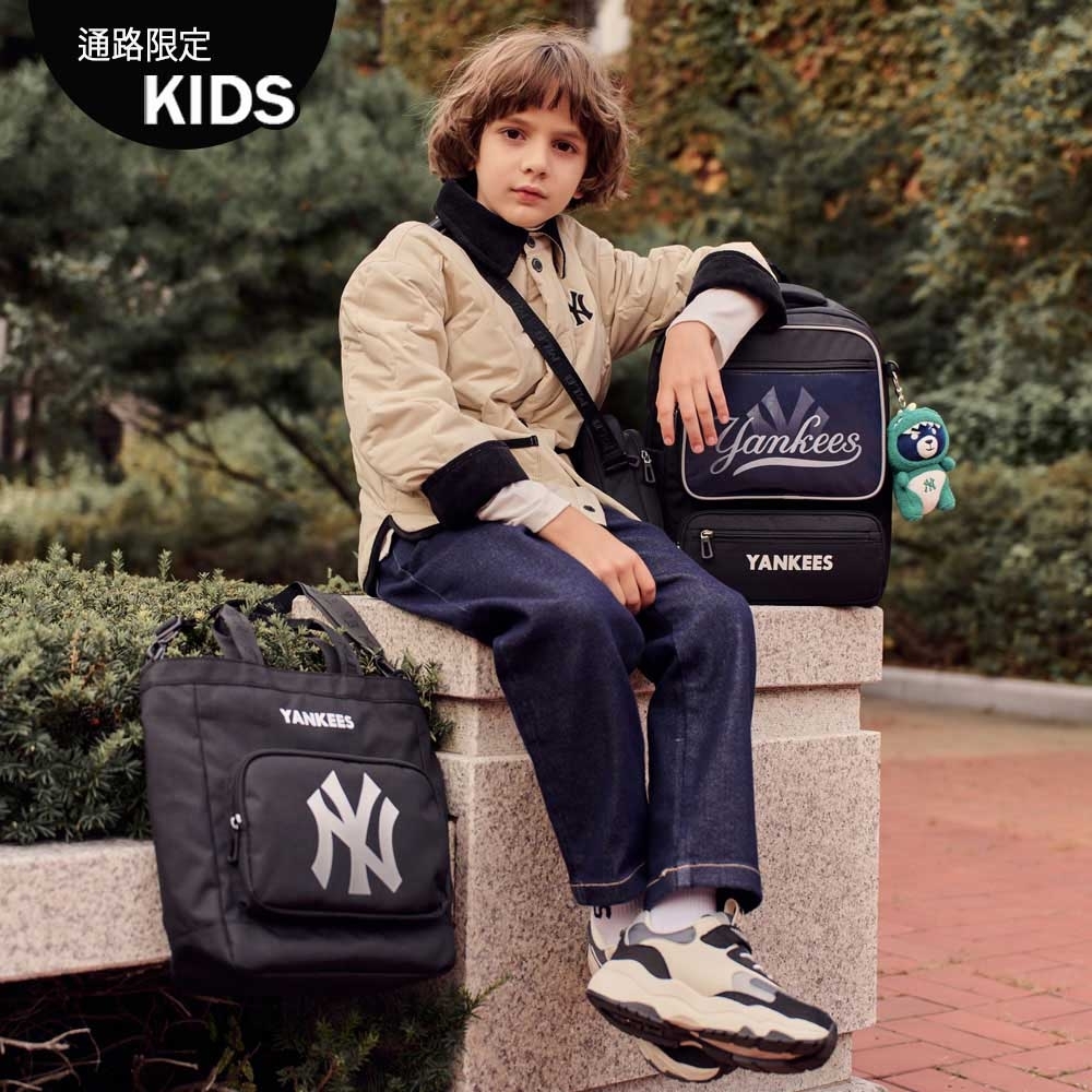 Balo MLB [KIDS] Backpack Children's School Bag Set New York Yankees Black