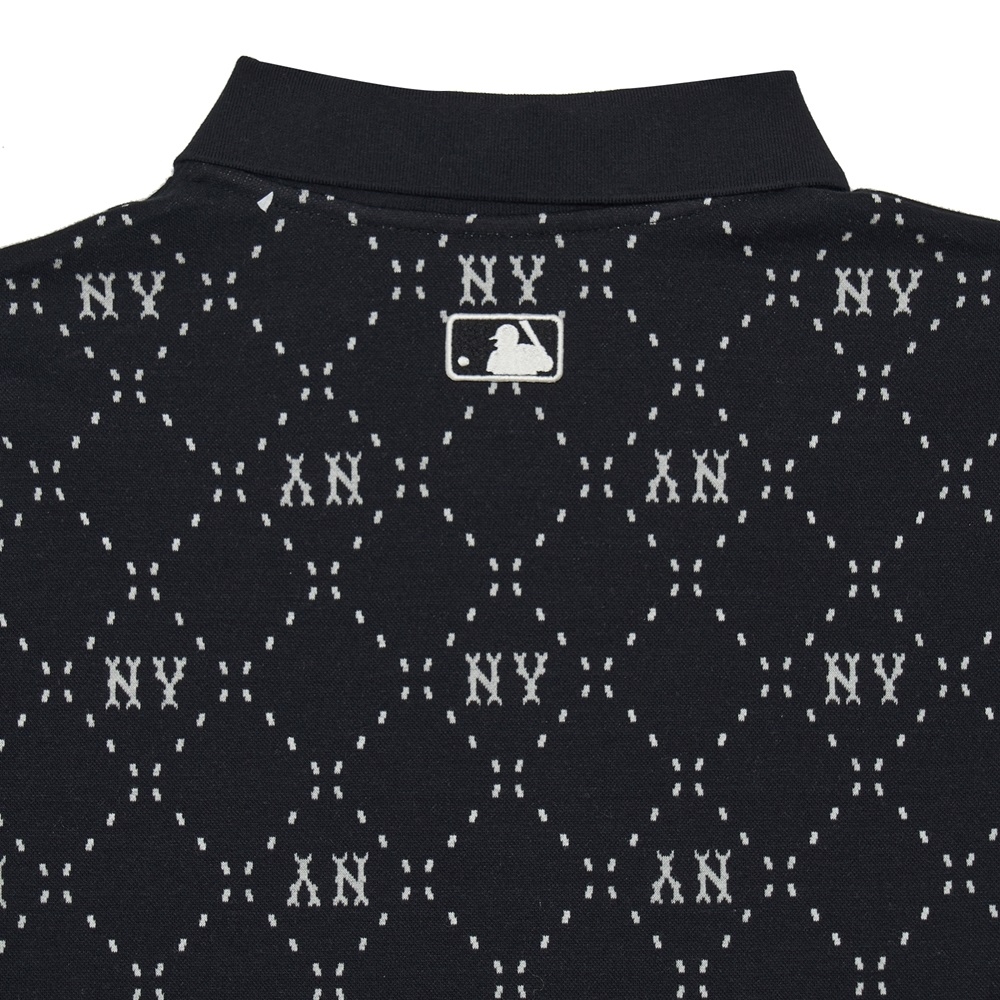 Đầm MLB Diamond Monogram Jacquard Collar New York Yankees Black