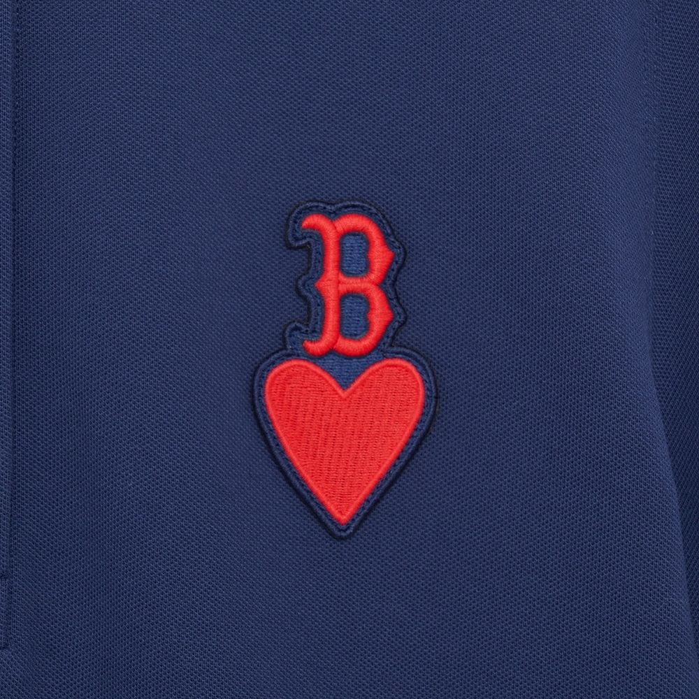 Đầm MLB Heart Slim Fit Collar Boston Red Sox Navy