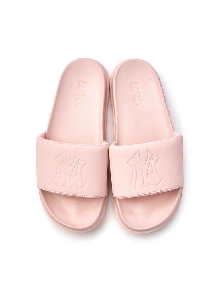 Dép MLB Mounder Basic Slide New York Yankees Pink