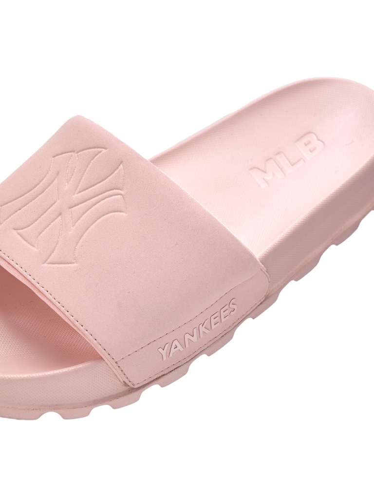 Dép MLB Mounder Basic Slide New York Yankees Pink