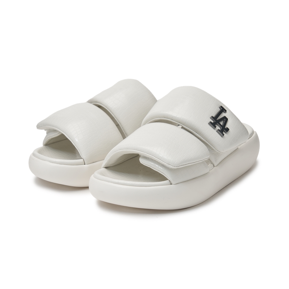 Dép MLB Korea Base Slide Lux LA Dodgers Ivory