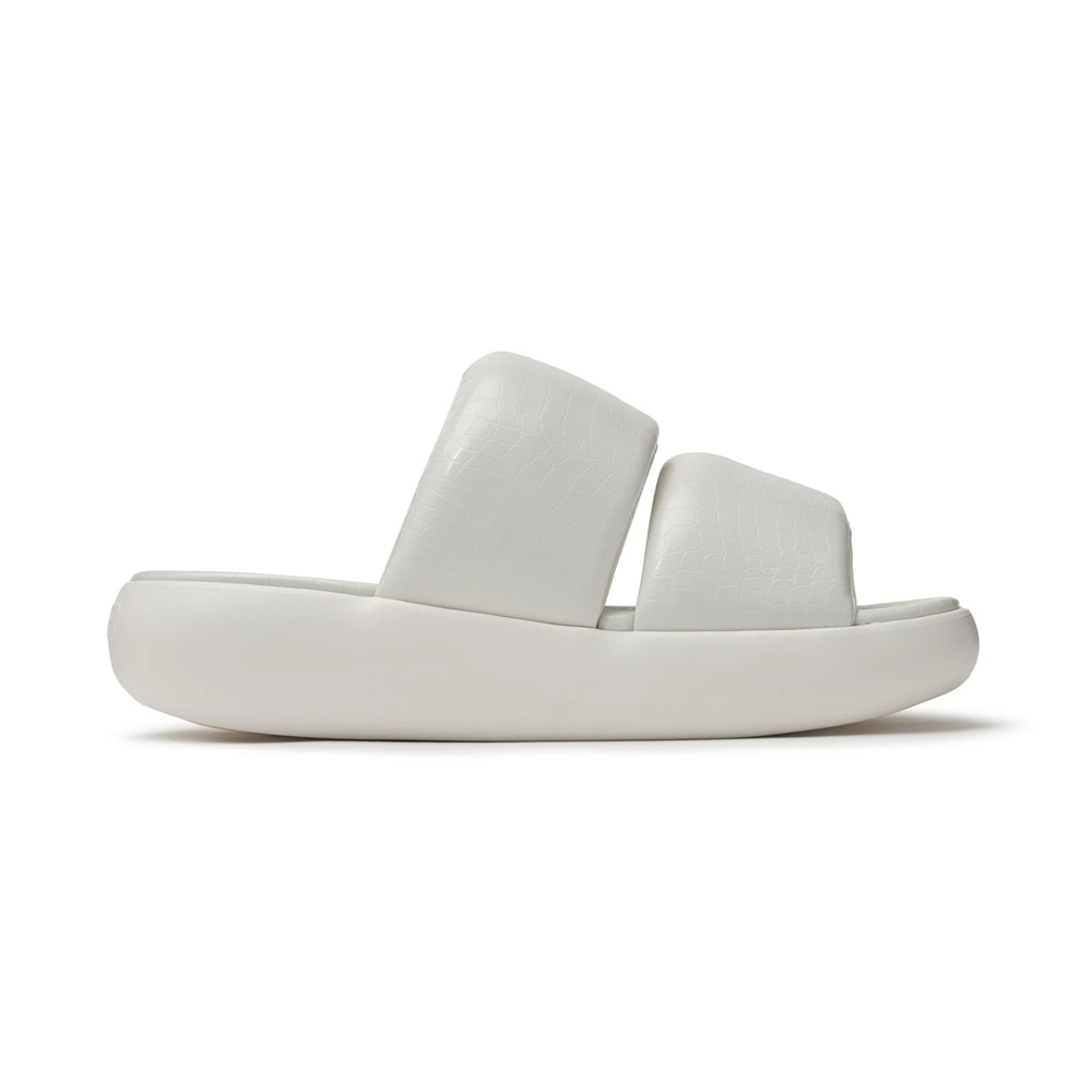 Dép MLB Korea Base Slide Lux LA Dodgers Ivory