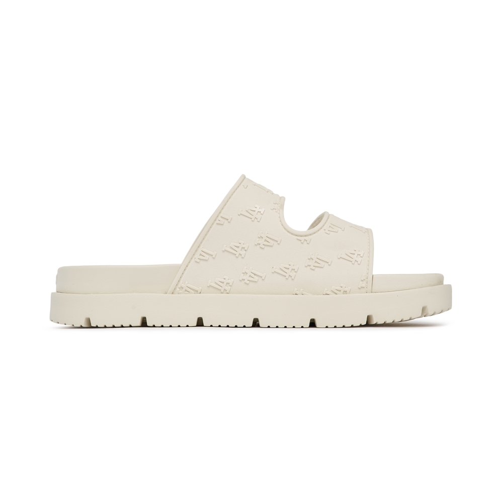 Dép MLB Chunky Bouncer Two Strap LA Dodgers White