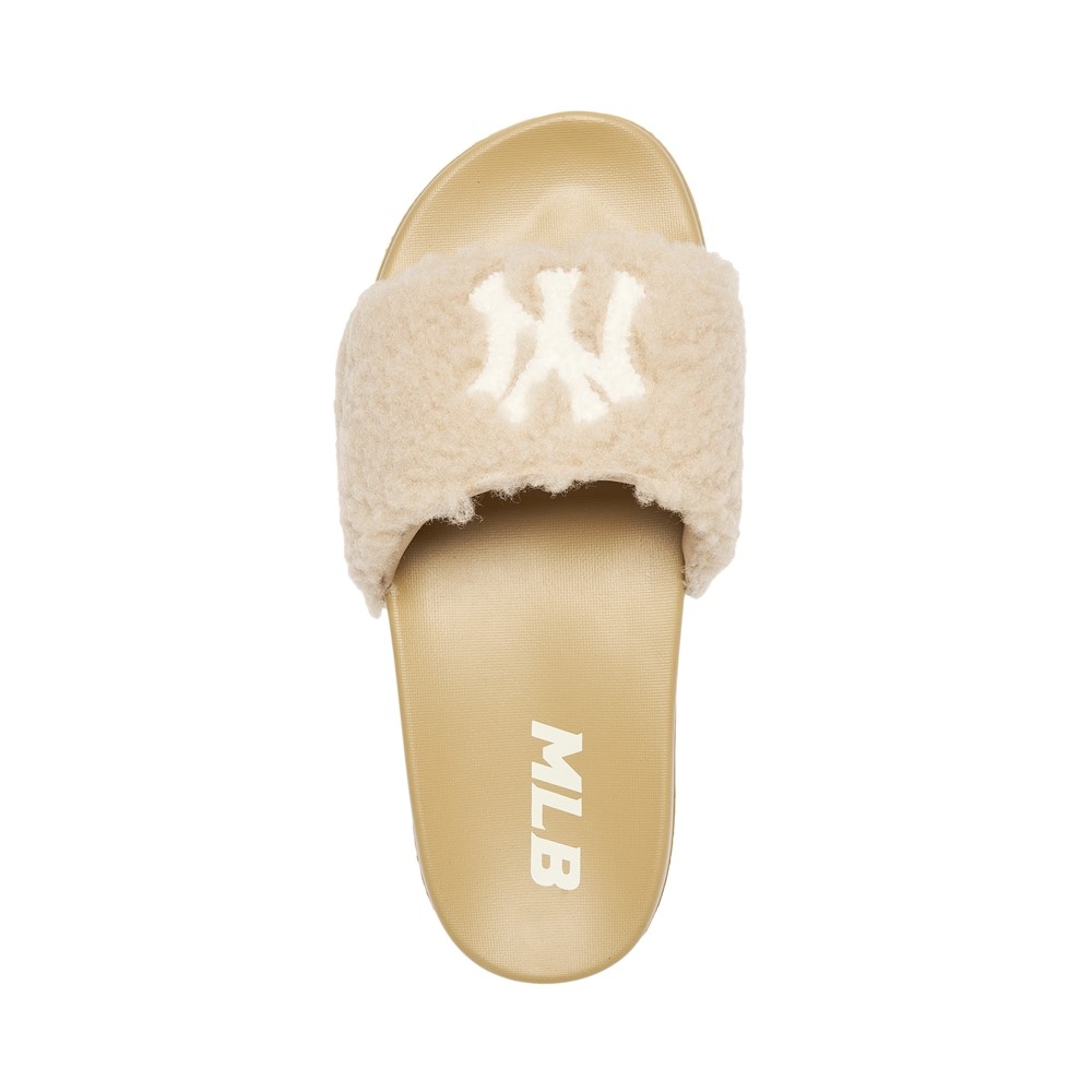 Dép MLB New Mound Fleece New York Yankees Sand