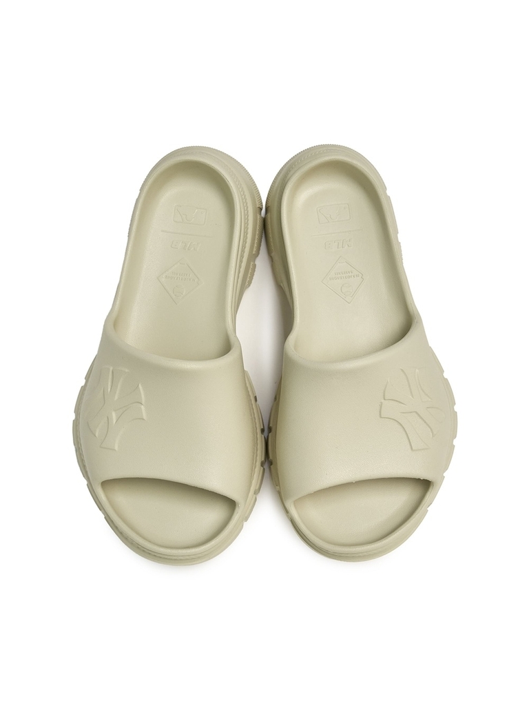 Dép MLB Pepper Slide New York Yankees Cream