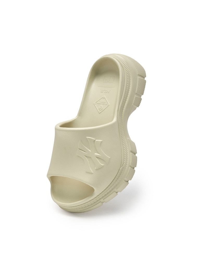 Dép MLB Pepper Slide New York Yankees Cream