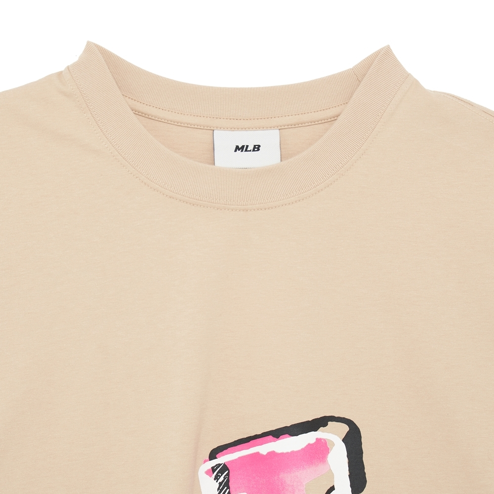 Áo thun MLB Pop Art Graphic Mega Overfit Short Sleeve LA Dodgers L.Sand