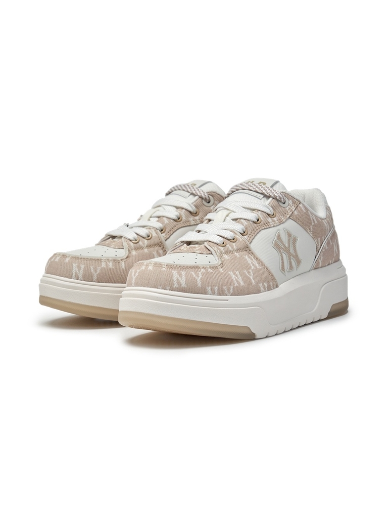 Giày MLB Chunky Liner Denim Mono SL New York Yankees Cream