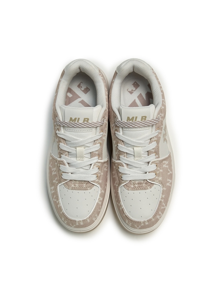 Giày MLB Chunky Liner Denim Mono SL New York Yankees Cream