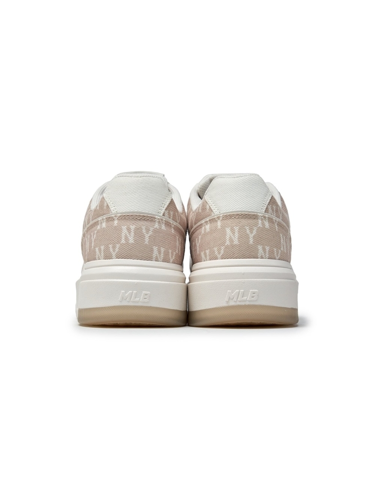 Giày MLB Chunky Liner Denim Mono SL New York Yankees Cream