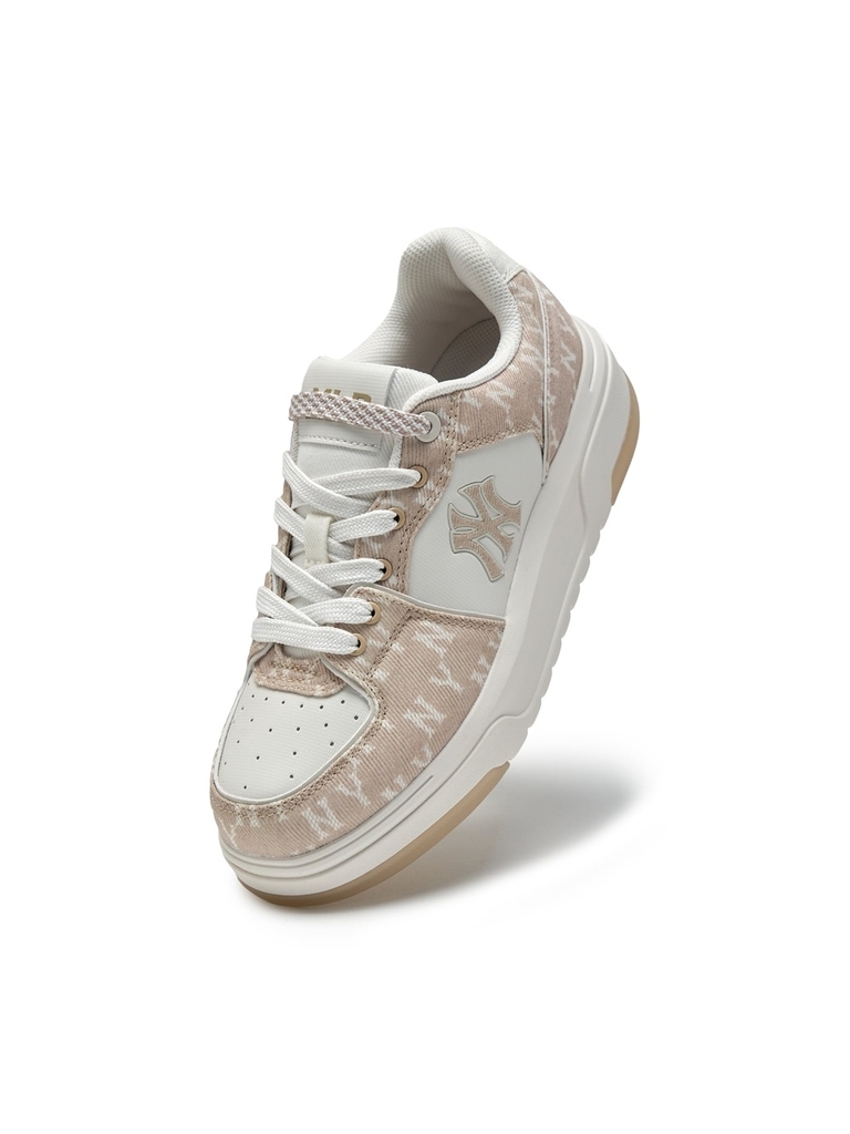 Giày MLB Chunky Liner Denim Mono SL New York Yankees Cream