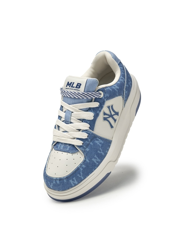Giày MLB Chunky Liner Denim Mono SL New York Yankees Blue