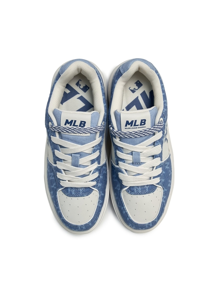 Giày MLB Chunky Liner Denim Mono SL New York Yankees Blue