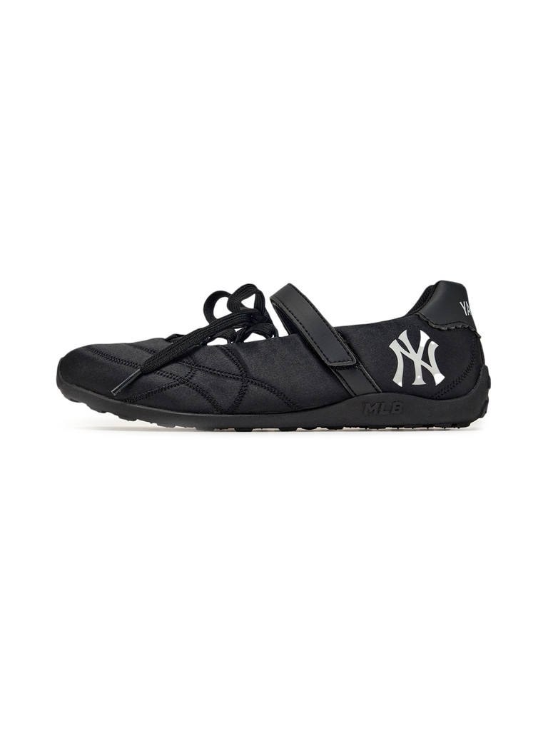 Giày MLB Slick Mary Jane Satin New York Yankees Black