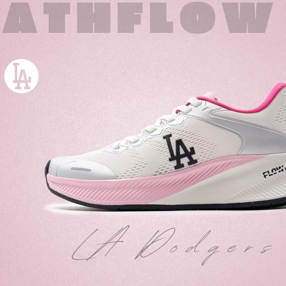 Giày MLB Korea Athflow LA Dodgers Pink