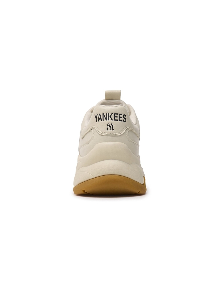 Giày MLB Big Ball Chunky Window Saffiano New York Yankees Cream
