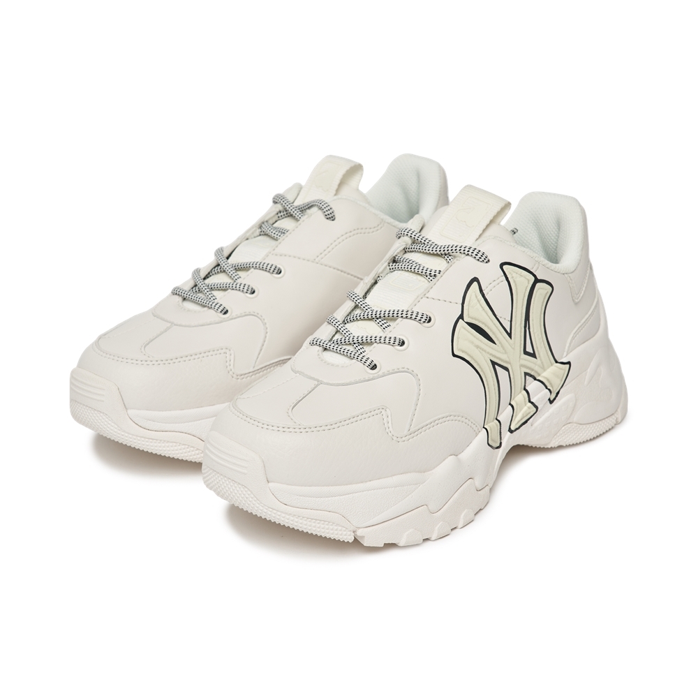 Giày MLB BigBall Chunky A Classic 3D Logo New York Yankees White