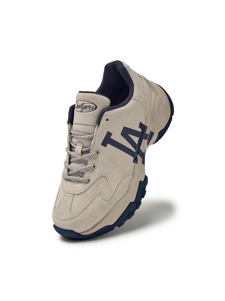 Giày MLB Big Ball Chunky Crack LA Dodgers Cream