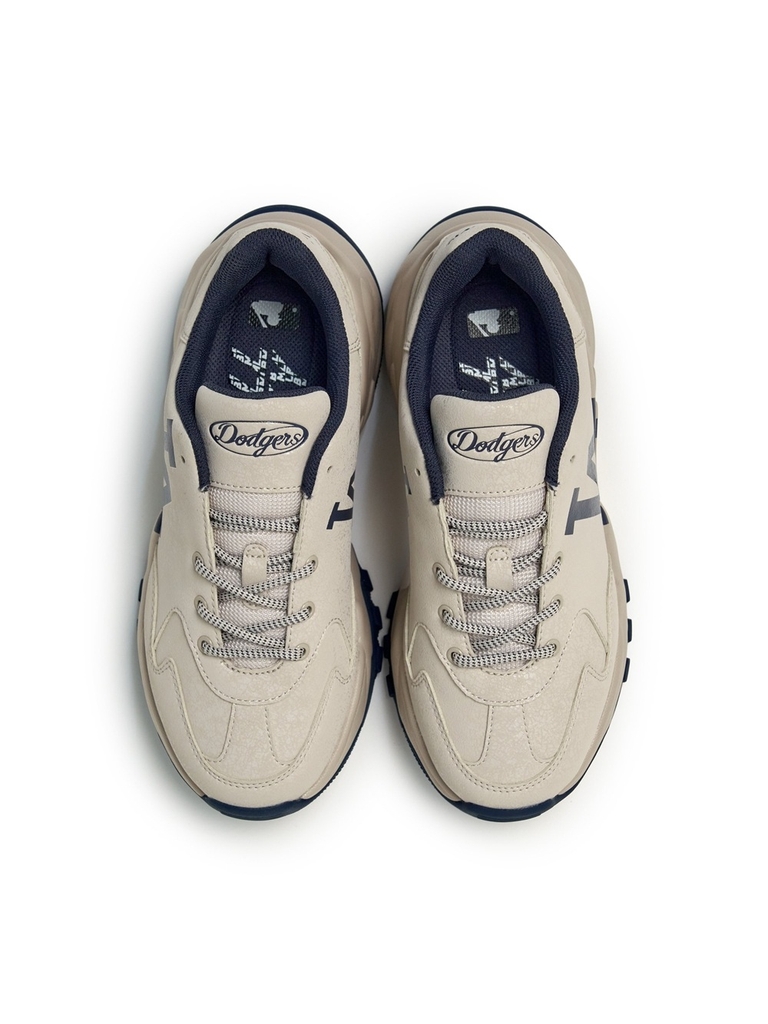 Giày MLB Big Ball Chunky Crack LA Dodgers Cream