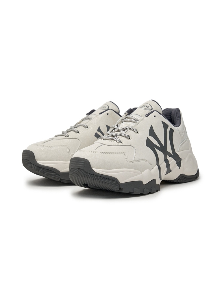 Giày MLB Big Ball Chunky Crack New York Yankees Ivory