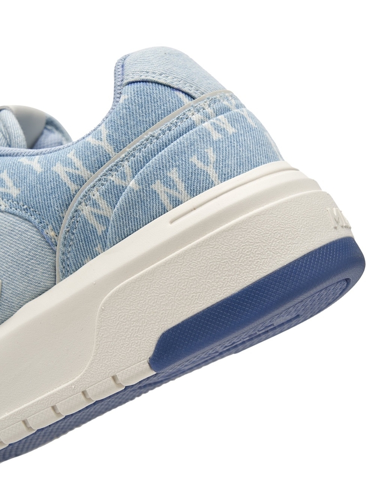 Giày MLB Korea Chunky Liner Denim Classic Mono New York Yankees Skyblue