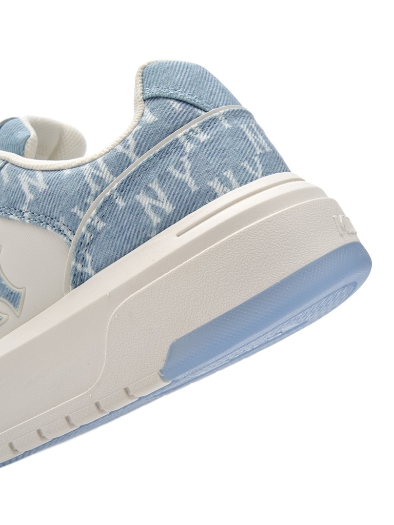 Giày MLB Korea Chunky Liner Denim Mono SL New York Yankees Blue