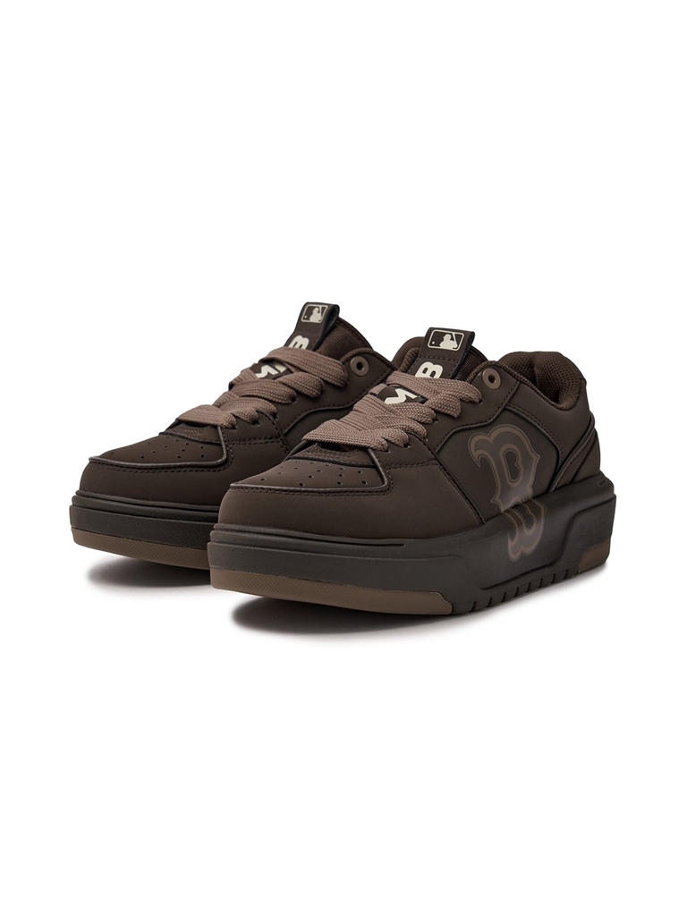 Giày MLB Korea Chunky Liner Nubuck Boston Red Sox Brown