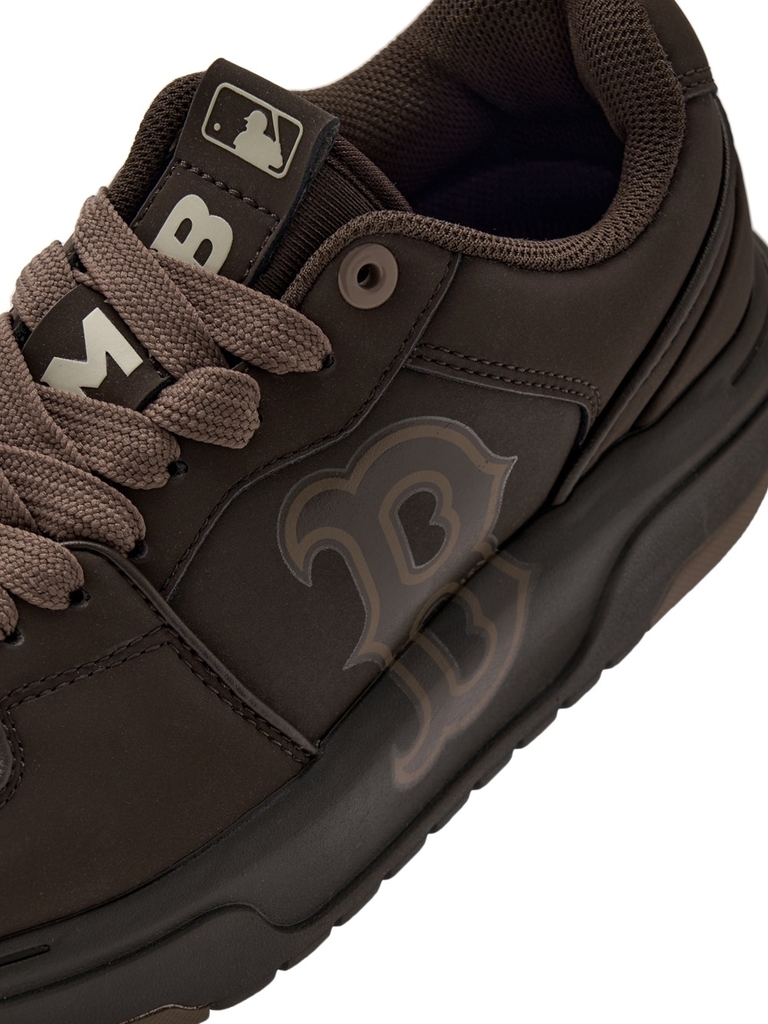 Giày MLB Korea Chunky Liner Nubuck Boston Red Sox Brown