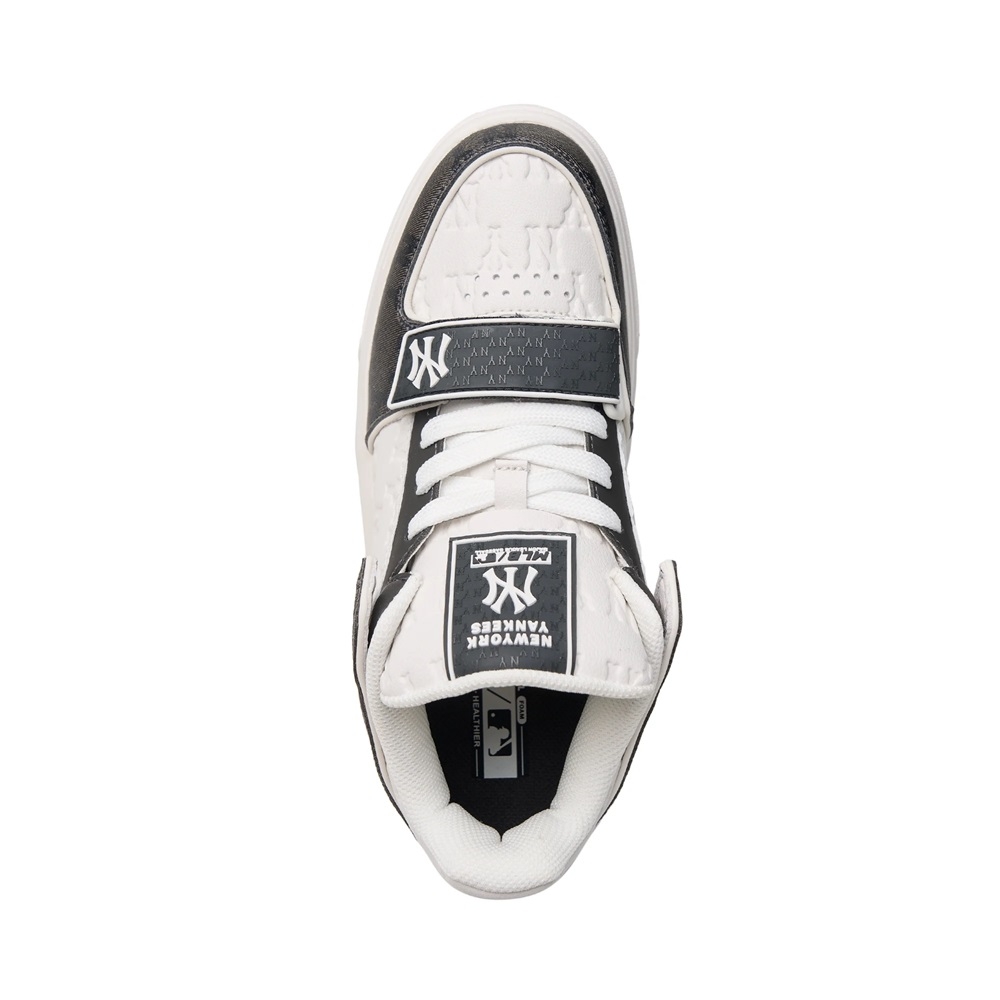 Giày MLB Cổ Cao Chunky Liner Mid Classic Monogram New York Yankees Black