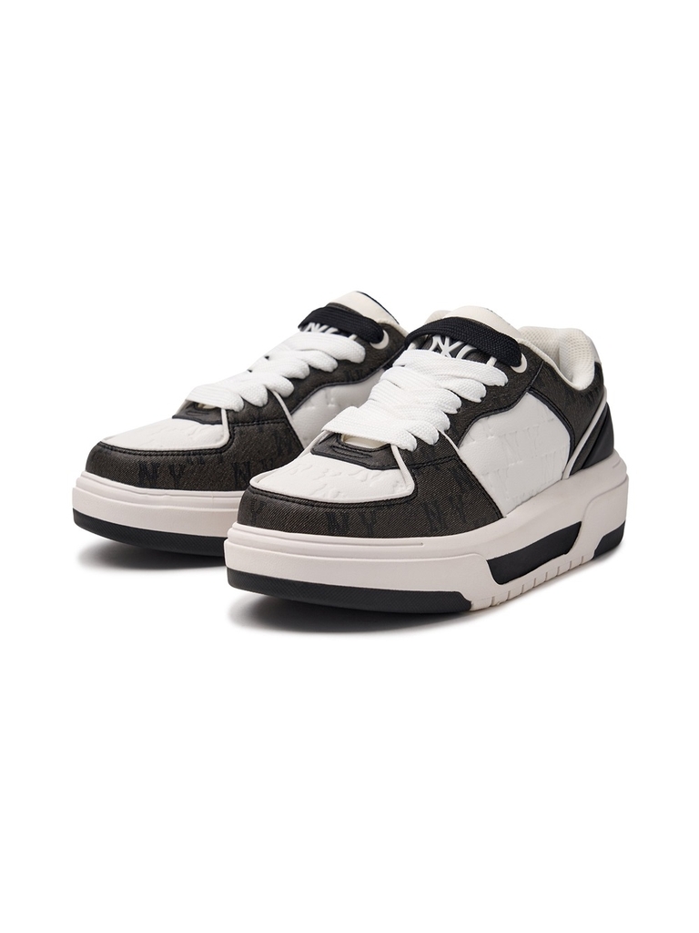 Giày MLB Korea Chunky Liner Classic Mono New York Yankees Black