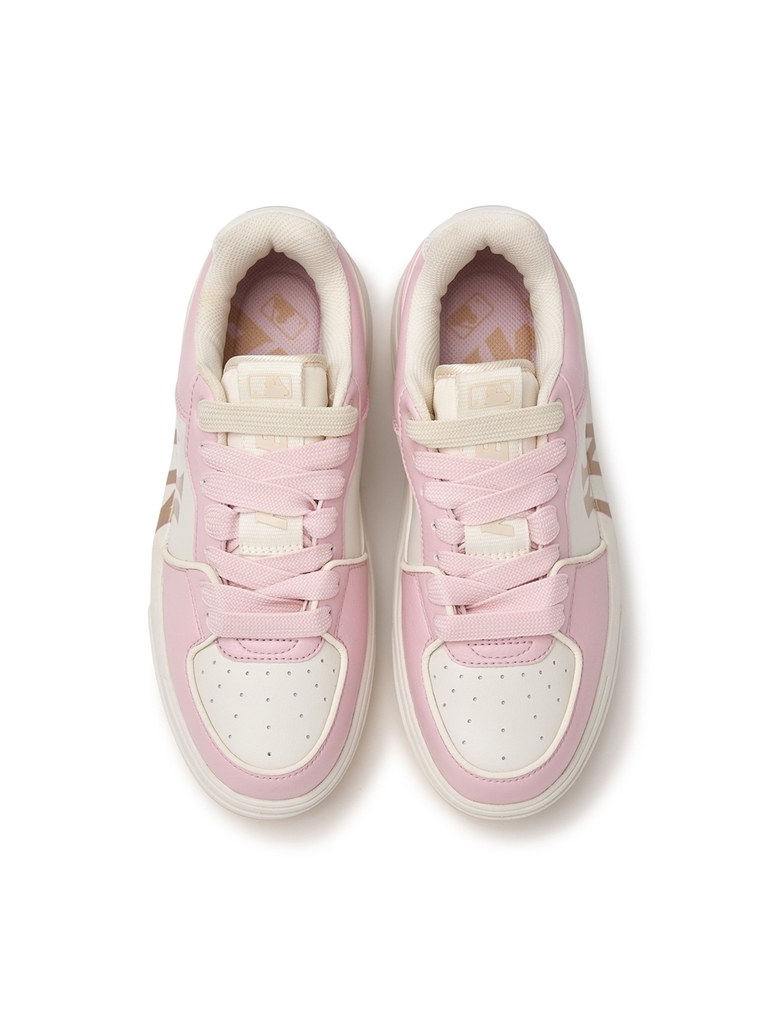 Giày MLB Korea Chunky Liner Basic New York Yankees Pink