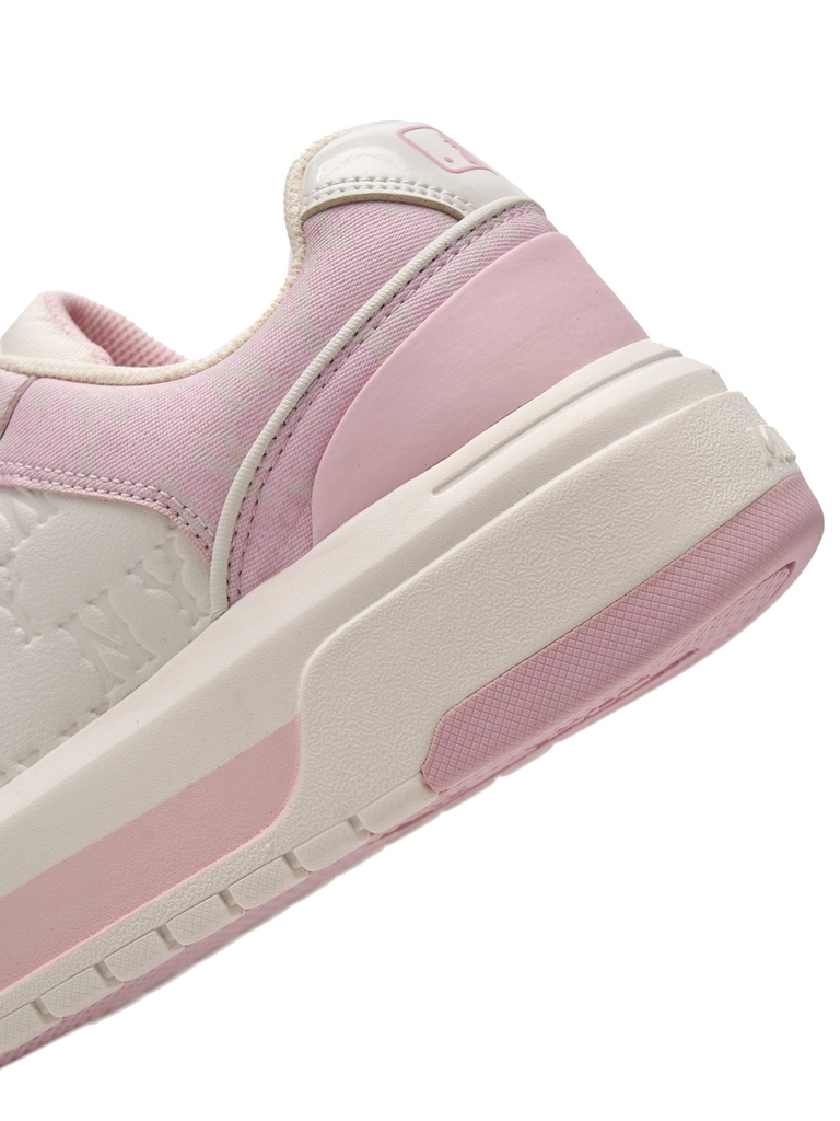 Giày MLB Korea Chunky Liner Classic Mono New York Yankees Pink