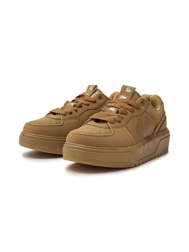 Giày MLB Korea Chunky Liner Nubuck New York Yankees Mustard
