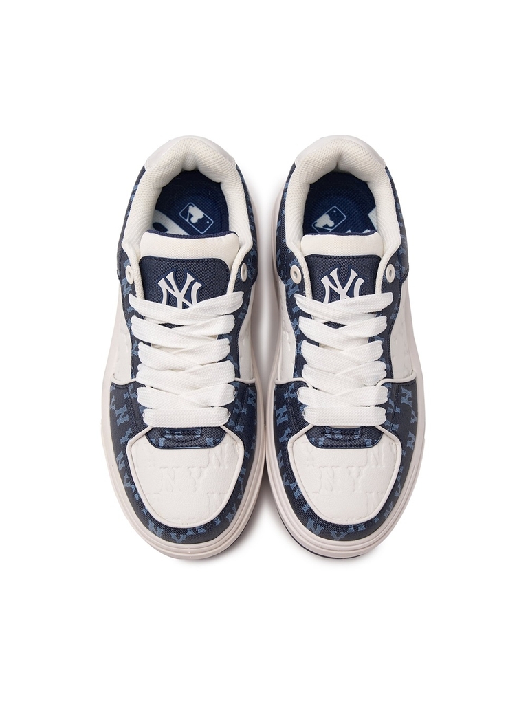 Giày MLB Korea Chunky Liner Classic Mono New York Yankees Navy