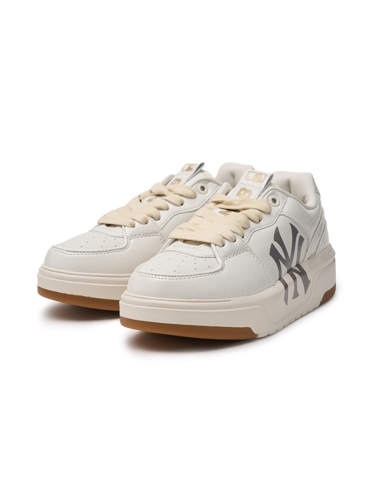 Giày MLB Korea Chunky Liner Lux New York Yankees White