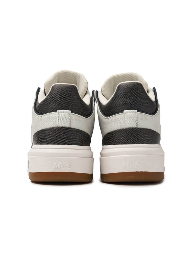 Giày MLB Cổ Cao Chunky Liner Mid Denim New York Yankees Grey