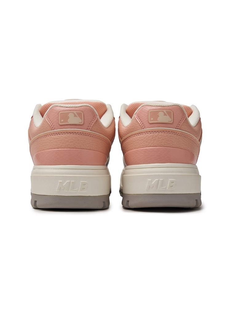 Giày MLB Korea Chunky Liner Wide Saffiano New York Yankees Pink