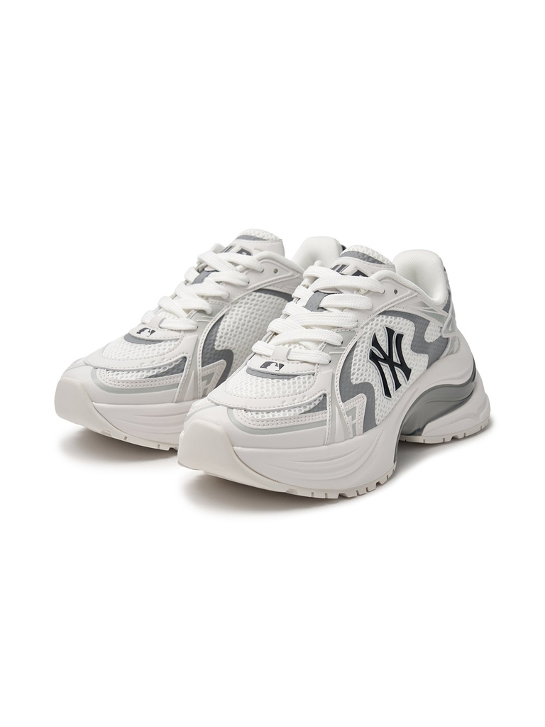 Giày MLB Korea Curve Runner New York Yankees White [Karina PICK]