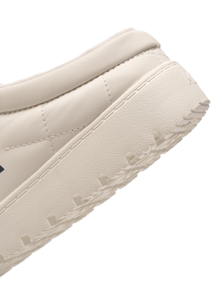 Giày MLB Korea Plush Quilted Mule LA Dodgers Cream