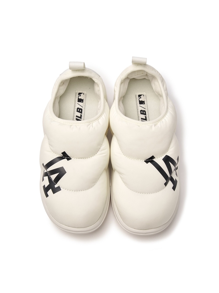 Giày MLB Korea Bouncer Padded Slip-On LA Dodgers White