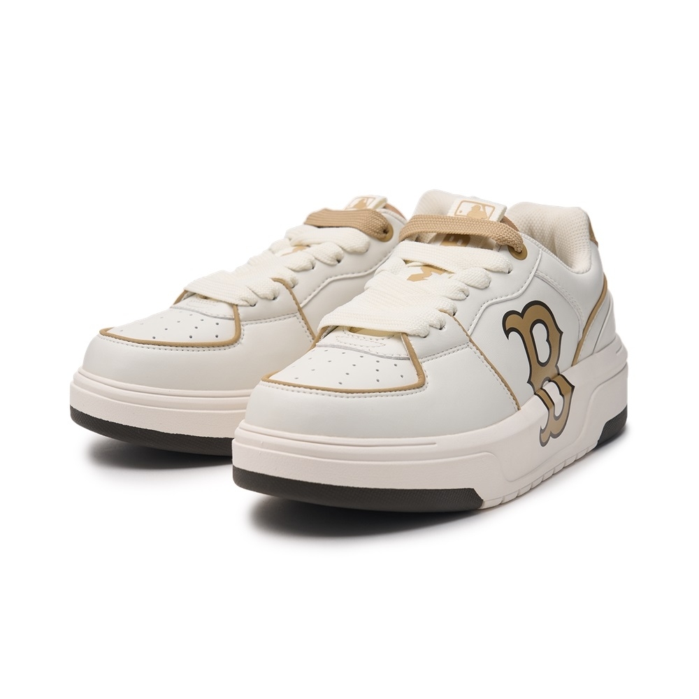 Giày MLB Korea Chunky Liner Boston Red Sox Beige