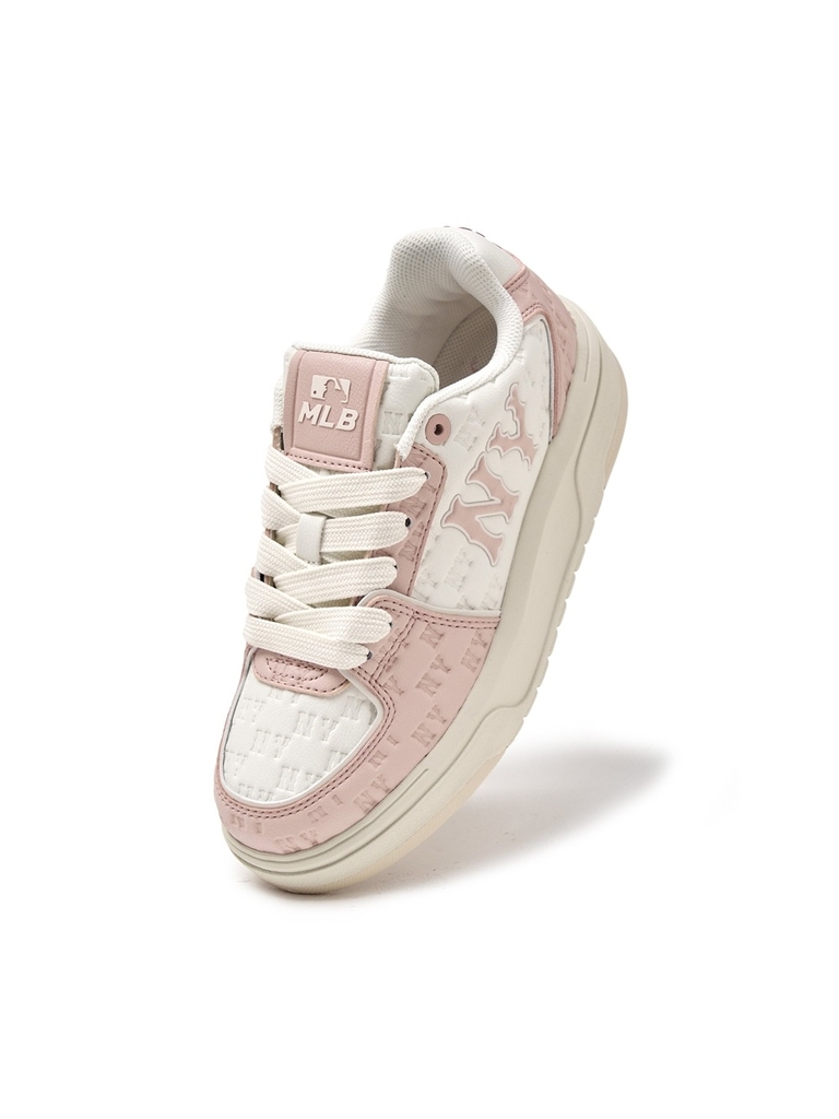 Giày MLB Chunky Liner Embossed Mono Cooperstown New York Yankees Pink