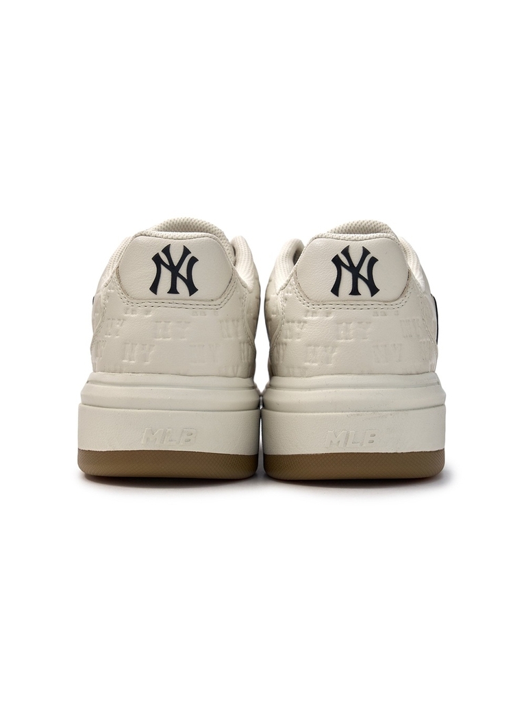 Giày MLB Chunky Liner Embossed Mono Cooperstown New York Yankees Cream