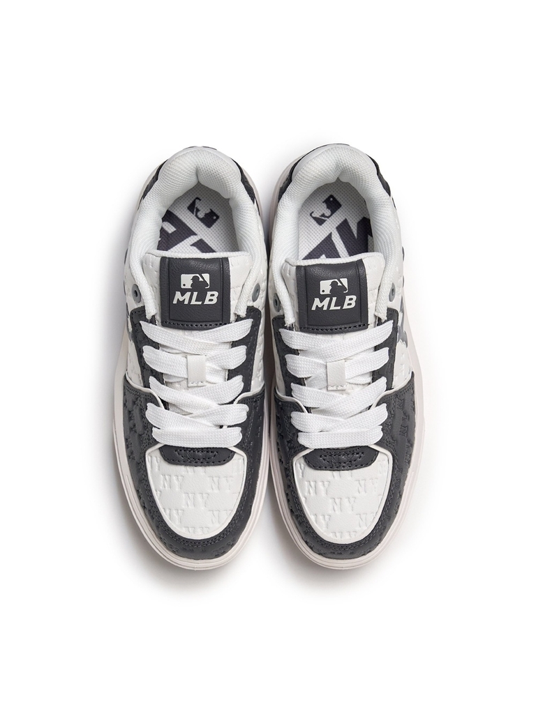 Giày MLB Chunky Liner Embossed Mono Cooperstown New York Yankees Grey