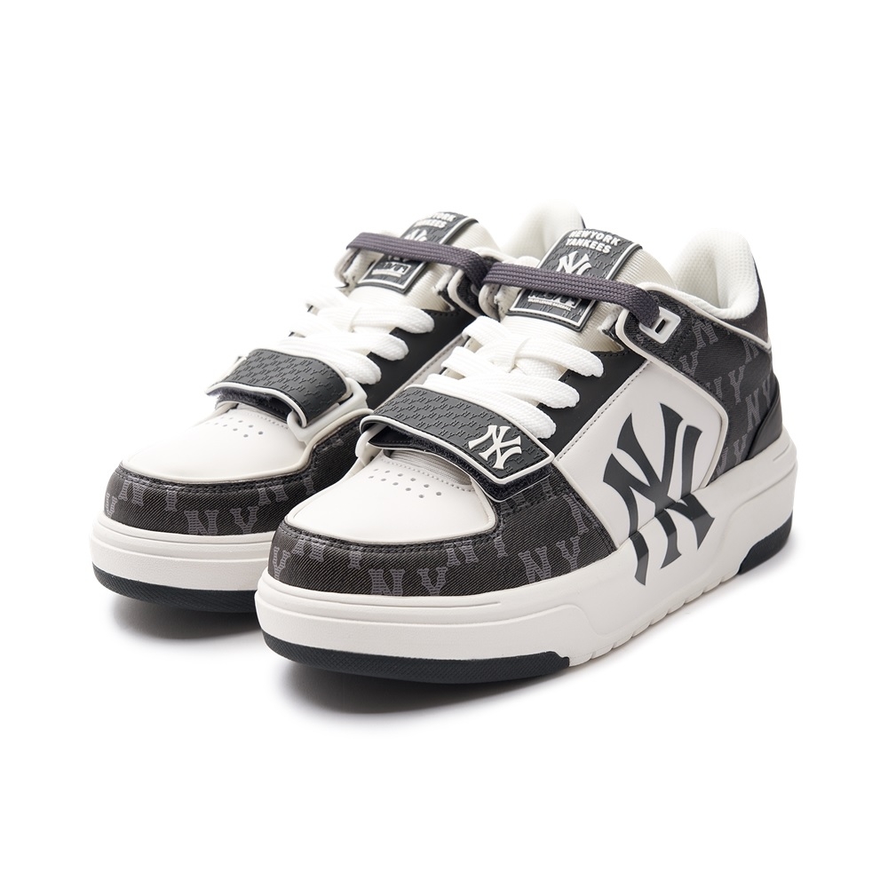 Giày MLB Cổ Cao Chunky Liner Mid Denim New York Yankees Black