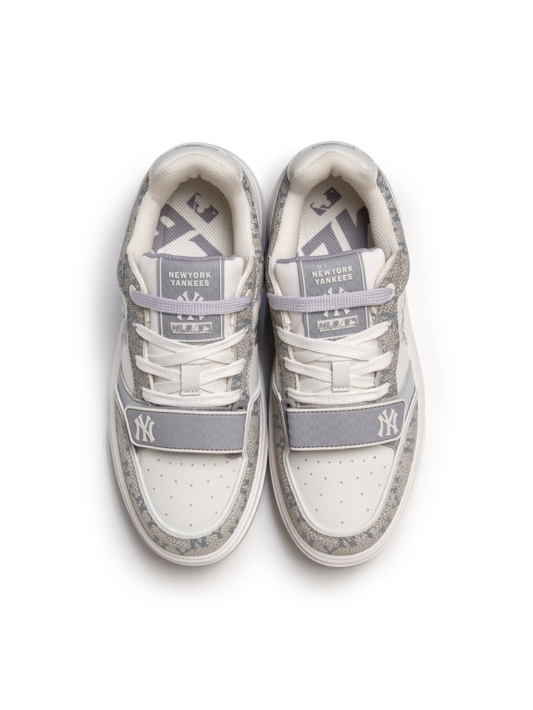 Giày MLB Chunky Liner Pocket Monogram New York Yankees Grey