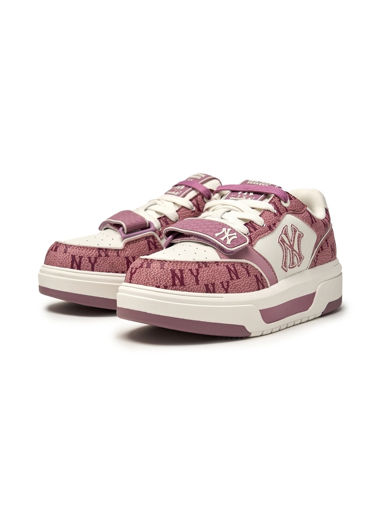 Giày MLB Chunky Liner Pocket Monogram New York Yankees Pink