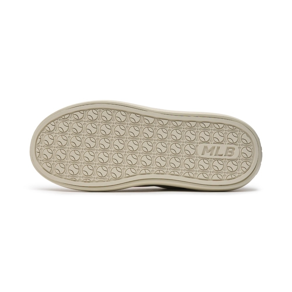 Giày MLB Korea Chunky Classic Base Heel Monogram Boston Red Sox Brown