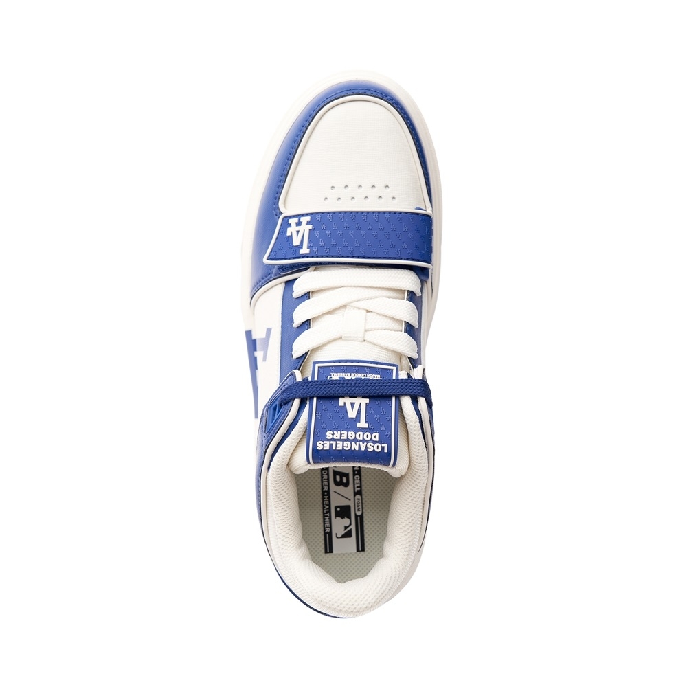 Giày MLB Cổ Cao Chunky Liner Mid Saffiano LA Dodgers Blue